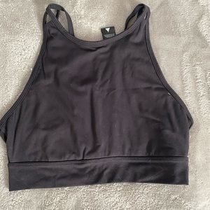 Balance high neck sports bra